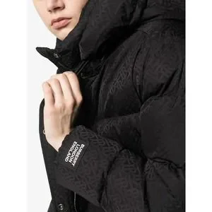 BURBERRY★素敵！SELLINDGE BLACK HOODED DOWN PUFFER JACKET NWT BURBERRY SELLINDGE BLACK TB MONOGRAM LOGO HOODED DOWN